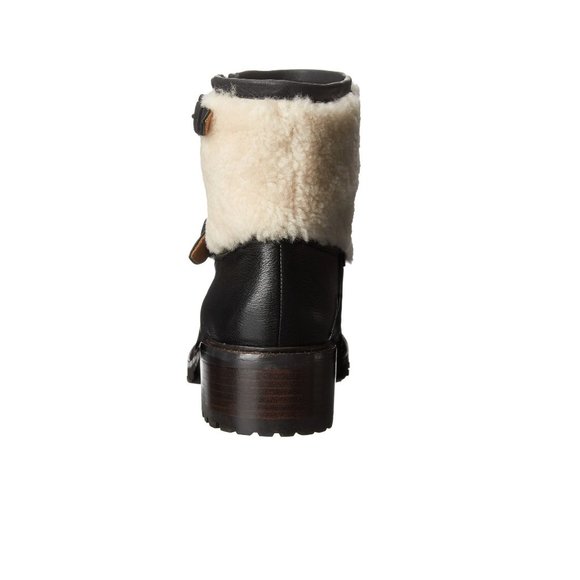 Coach GABRIELLA Shearling/Leather Ankle Boot Boot - Picture 4 of 7